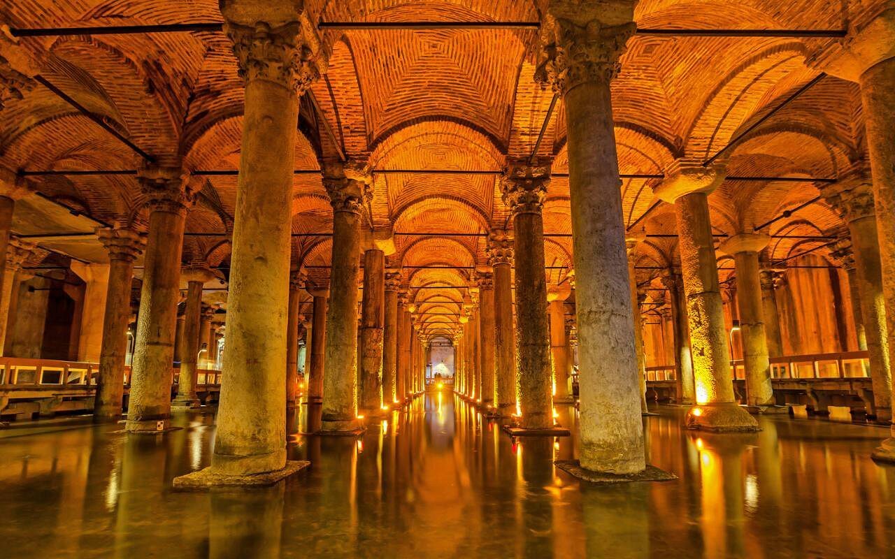 Basilica Cistern Historical Entrance